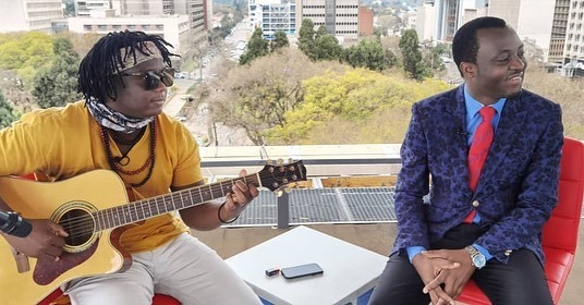 ZTNPrime's tweet photo. Check out today's episode of #DiplomaticPassport as @zimrobbie catches up with #BryanK... watch via https://t.co/dw03UQgVH1 or https://t.co/cLR8ADj1CY
#GetThePicture #Zimbabwe @millz_sasa @NgoniSoundGuy @Takchi09 https://t.co/5XV97aRG3u