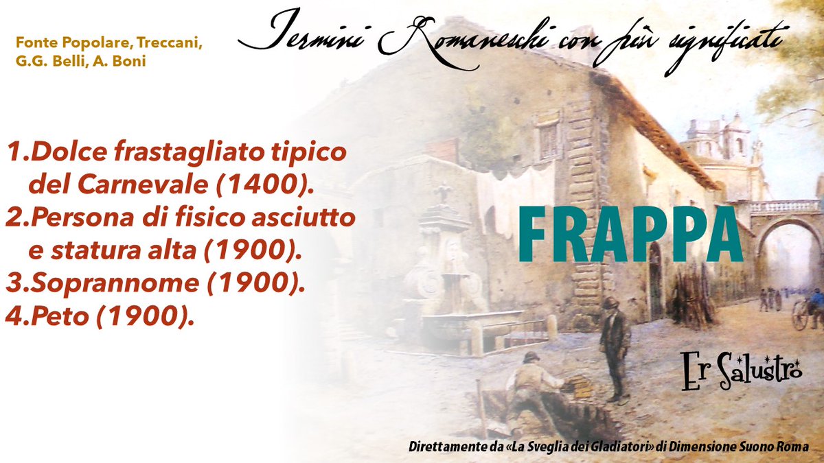 poggiamorella60's tweet photo. E' uno de li dorci maggiormente magnati durante er carnevale, ma nell'urtimo secolo sto nome ha preso 'n zacco de significati morto legati a sto dorce tipico.
#roma #cucinaromana #tradizione #cultura #frappa #ersalustro https://t.co/0ux90KhMrg