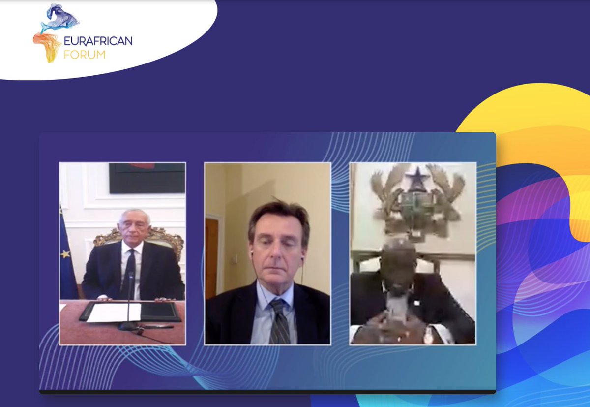 EurafricanF's tweet photo. Marcelo Rebelo de Sousa is urgently calling for a new deal between both continents as an ambition for the first quarter of 2021 #EAFDigital20 https://t.co/QVV90REl5b
