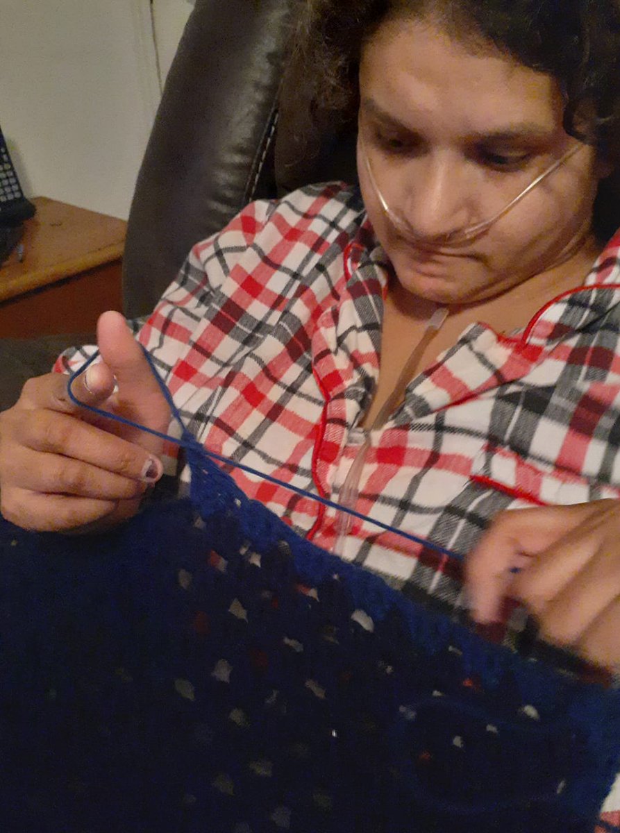 EVC_OakRidge's tweet image. Allison is mastering the art of crocheting while staying safe at home.  Beautiful job Allison!  #creativeabilities  #safeandproductive