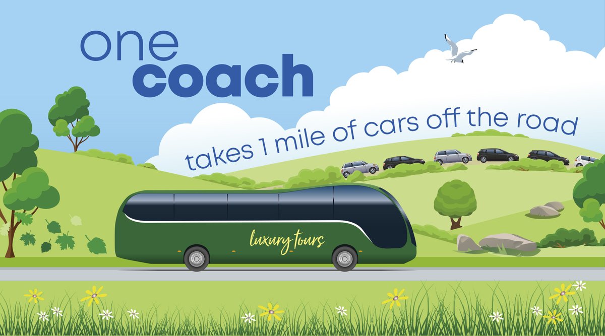 If govt works with the coach sector the benefits to Britain could be huge – a 15% increase in coach journeys each year by British people could mean approximately 38m fewer cars on the road and save over a quarter of a million tonnes of carbon dioxide #BackBritainsCoaches