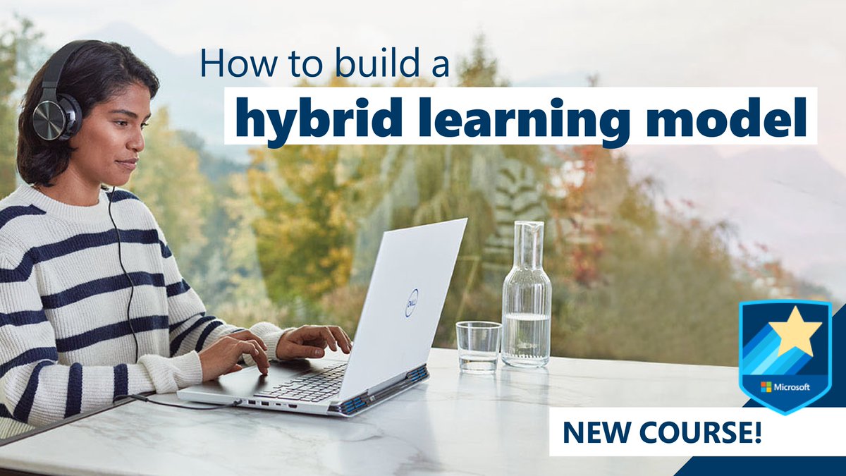 If your school is moving to #HybridLearning, we’ve got some great tips to help support inclusivity, manage workflow, and boost student engagement. Get all the details in this beginner-level course: https://t.co/2SgyIvyJv3 #MicrosoftEDU https://t.co/xQeNBHNJr0