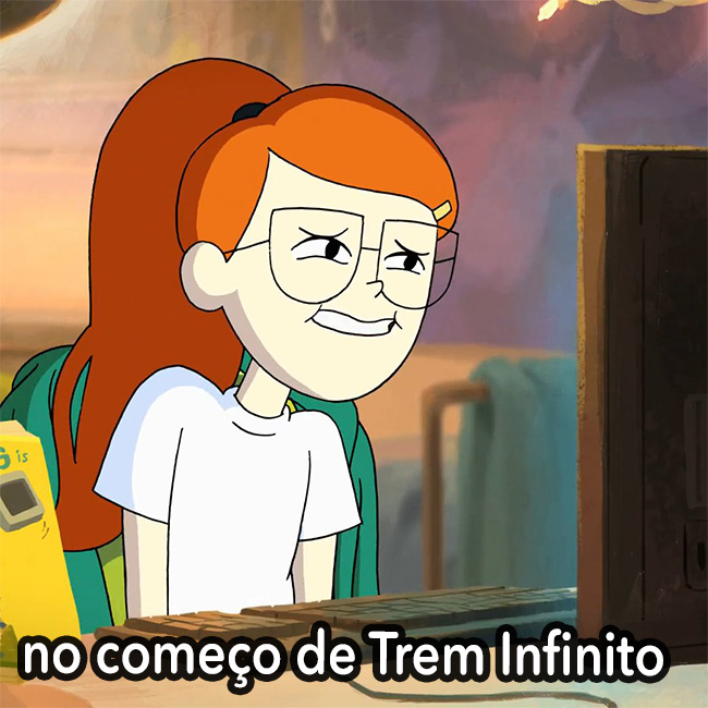 Cartoon Network Brasil on X: Você acha que está pronto pra assistir Trem  Infinito até você assistir Trem Infinito  / X