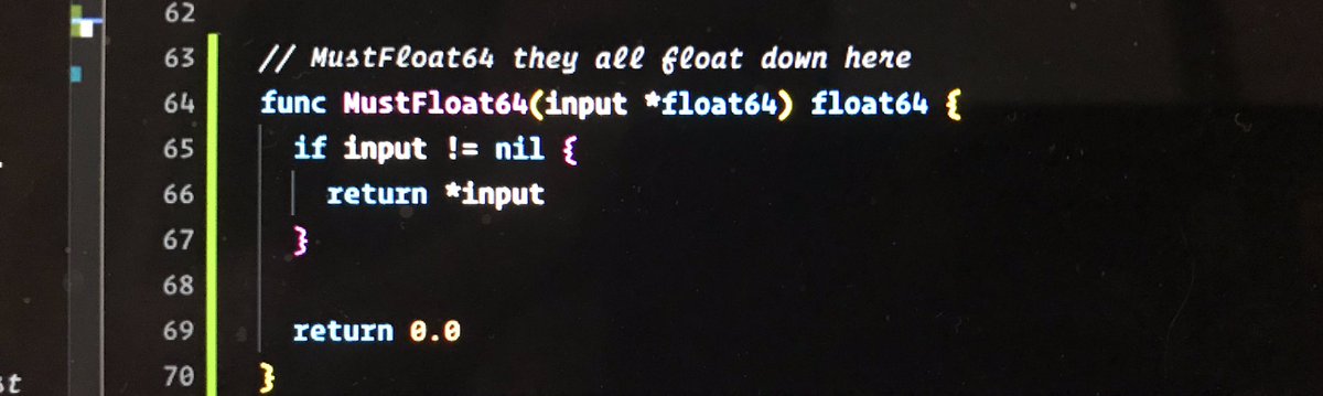 toninjaa's tweet photo. TFW you’ve merged a huge PR where you built out the entire back end of a new feature but you’re more excited about an Easter egg you left for your coworkers in a tiny utility function.... 🎈🤡 #programming #golang #womenwhocode #SoftwareEngineer #programminglife https://t.co/x1AbhlE7EC