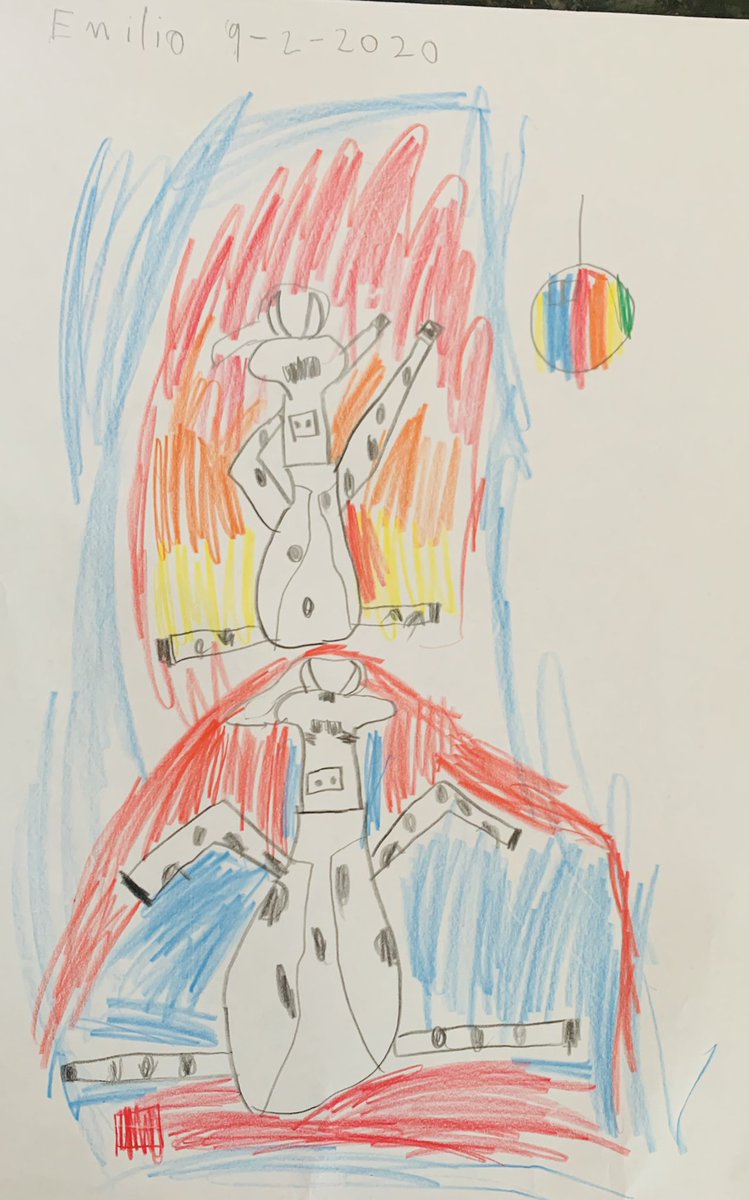 yaheldlc's tweet photo. .@sbssaintsart @sbssaints I’ve seen some dancing cows in my life ... but these ones are just hilarious 😂  Is the top one doing the dab? Ha ha our kids love your art class...thank you!! https://t.co/vUqvki6MOU