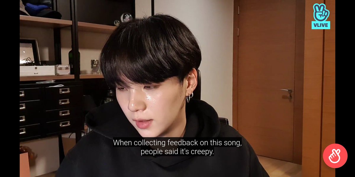 the way Yoongi is literally, like literally a genius, he's so gifted & innovative, but SO humble?? A tiny example, the way Honsool is an entire atmospheric masterpiece that sucks u into his headspace getting slowly inebriated & swamped by heavy thoughts & all he said about it was