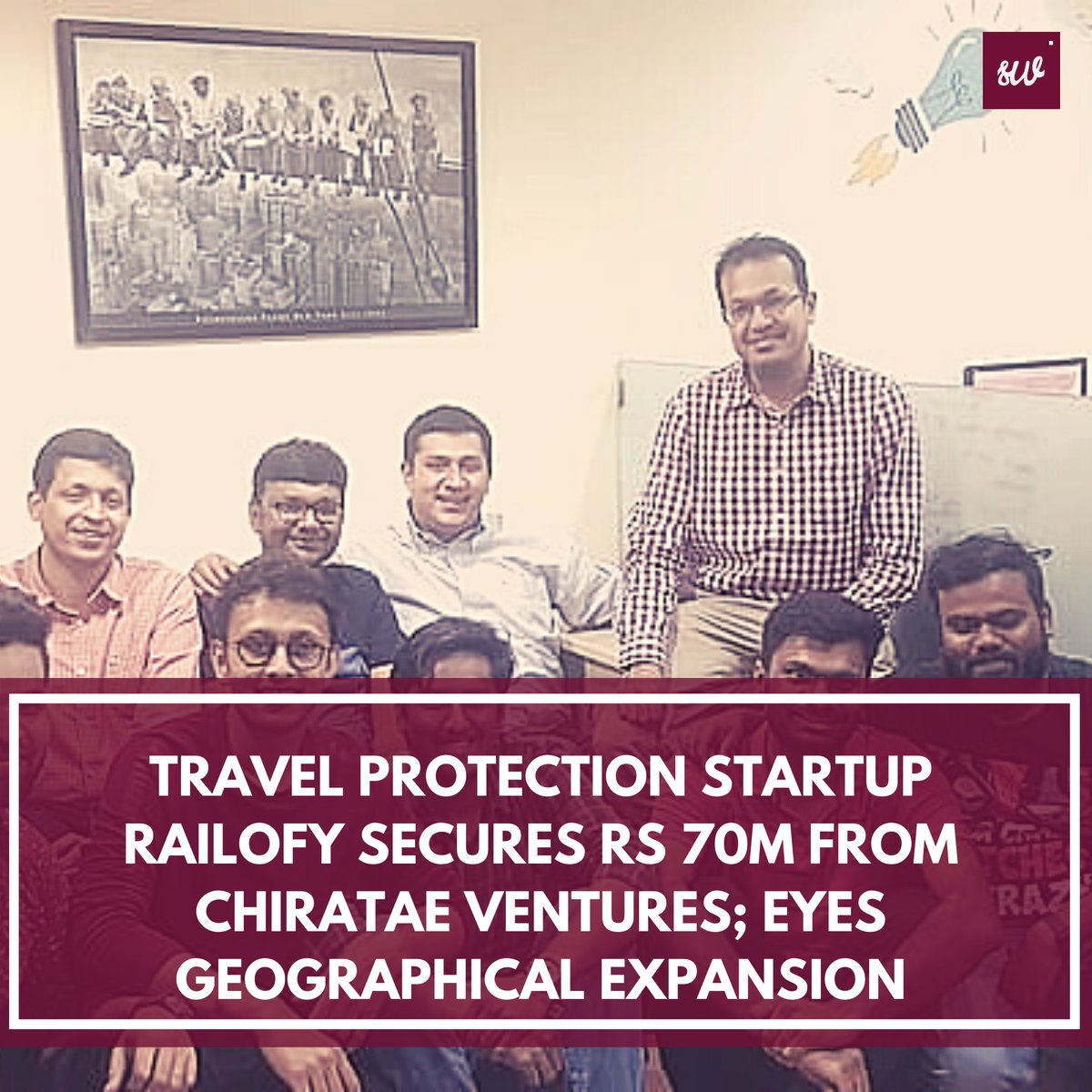 startup_wonders's tweet photo. Travel protection startup @railofycom  secures Rs 70M from Chiratae Ventures; eyes geographical expansion. https://t.co/yyi8NSqSwi