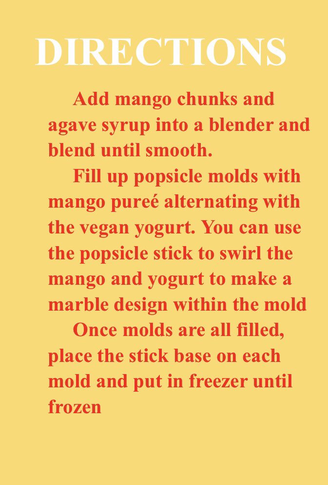 BraggLiveFoods's tweet photo. And last but not least: dessert! These homemade #MangoPopsicles are made with vanilla yogurt and ACV. They're easy to make and delicious on a hot summer day! https://t.co/YRxUpUaipz
