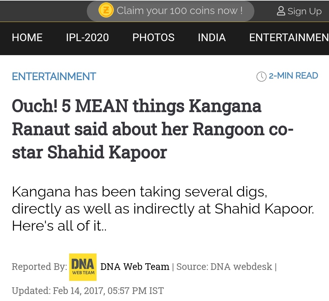 iHrithiksSniper's tweet image. Kangana has problem with every unproblematic person. She somehow manages to fight with every costar/coworker she works with. And then she plays the victim card. Insane skills of staying in news without doing anything good. 
#KanganaPagalHai