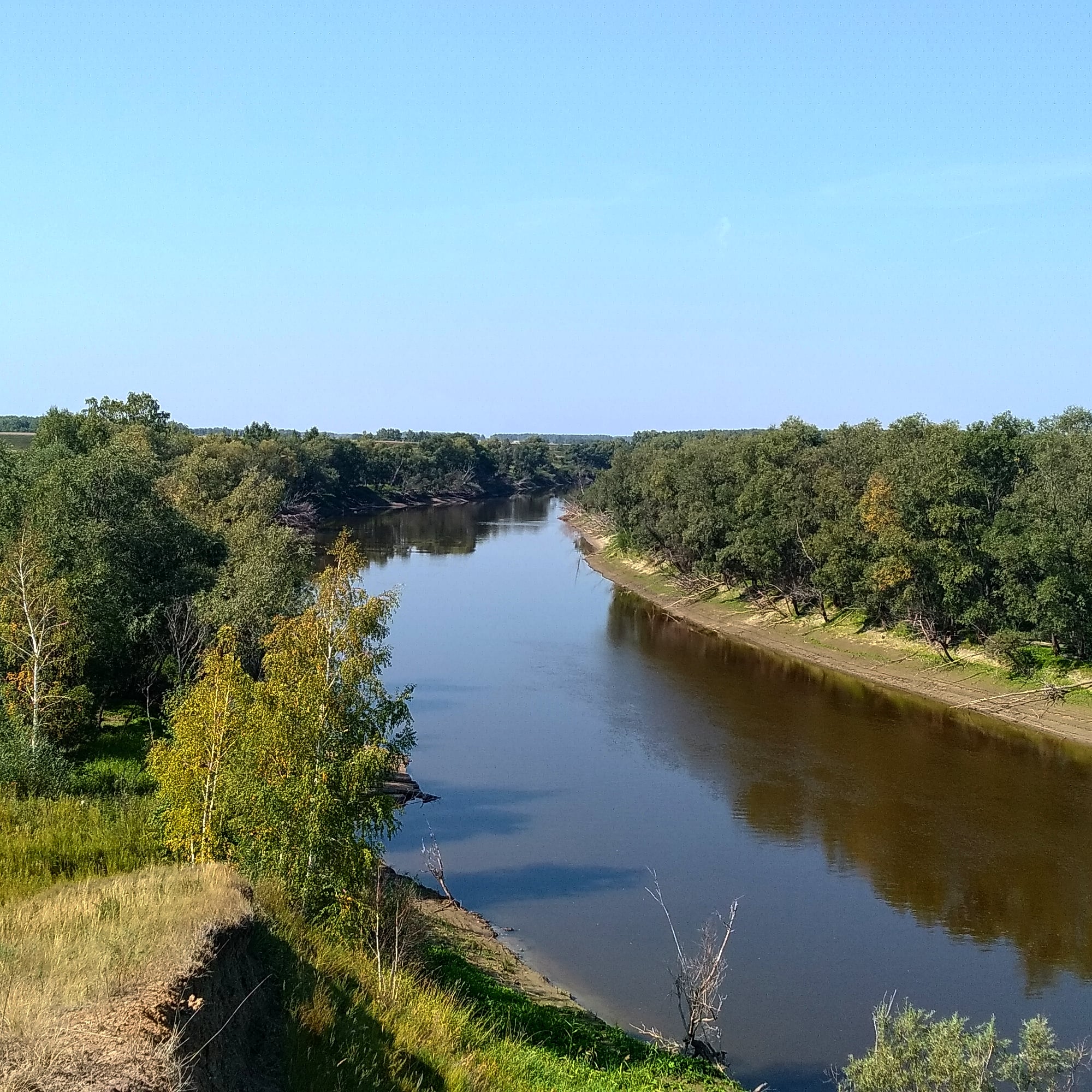 Река Омь Куйбышев