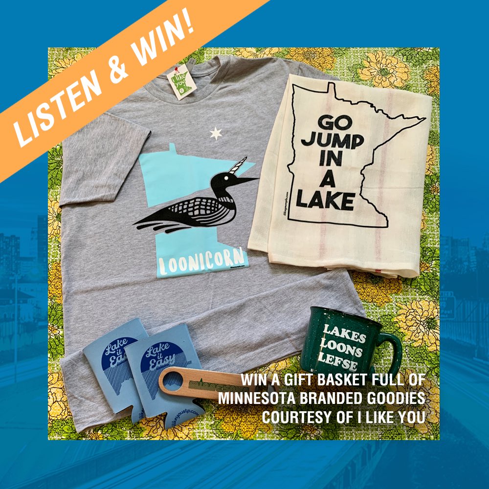 PodMNApp's tweet photo. NEW MONTH = NEW #PRIZES! 

#Download the #PodMNapp and listen to ANY #podcast for your chance to win a gift basket full of Minnesota branded goodies courtesy of @ilikeyoumpls!📱🎧 https://t.co/jL8fOz2D2p