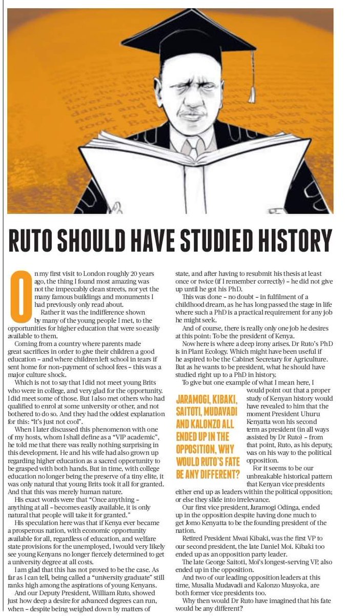 William Samoei Ruto, PhD tweet media