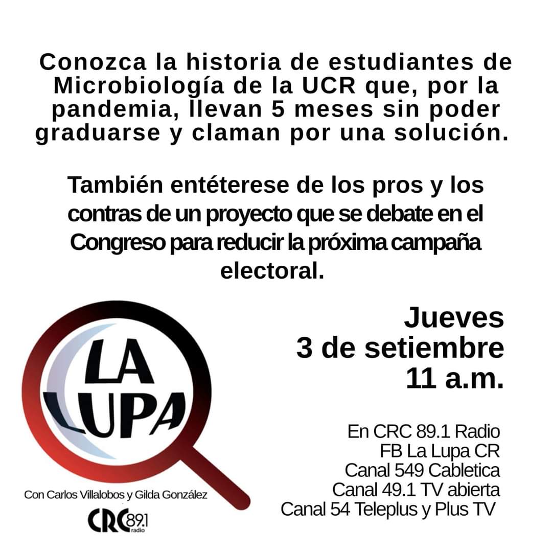 En minutos, los esperamos en La Lupa.
