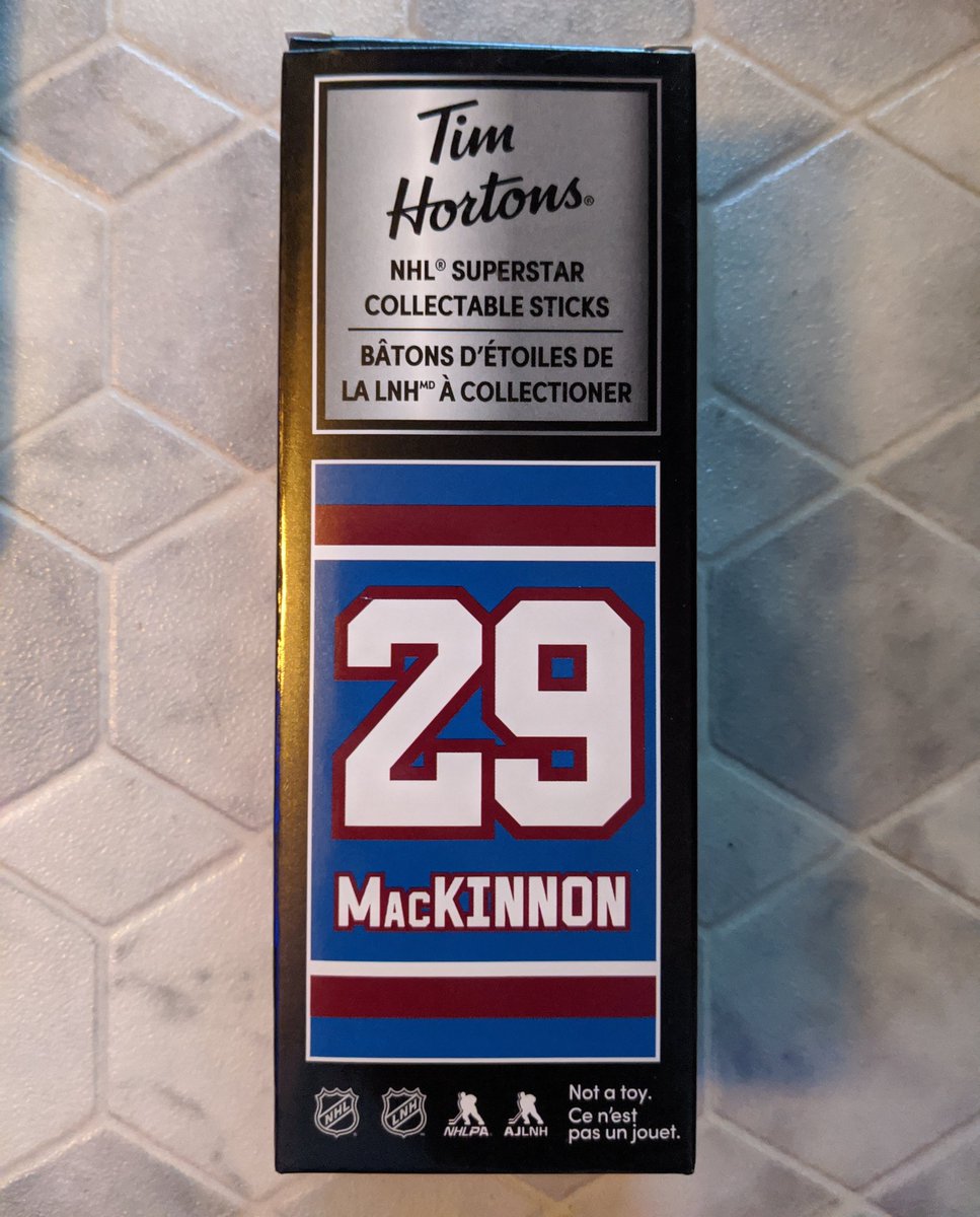 citchmook's tweet photo. I have five Nathan MacKinnon sticks to give away to Avalanche fans that don't have access to purchasing them. I'll be giving them away one by one. Simply like this tweet and your name will be added to the draw. Winner will be randomly picked at the conclusion of game 7. https://t.co/ADlY7YrKRM
