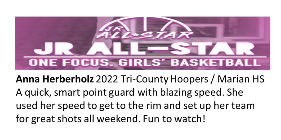 TCH_GBB's tweet photo. @annaherb11  getting some recognition for her performance this past weekend in Ohio...  Make sure to check her out this week in Indy, R4Roses.

@ncaawbb @WorldExposureWB @JOc4mpo @WHoopDirt @PGHMichigan @BoostWbb @5star_certified @USJN @LBInsider @marianathletics https://t.co/CsJQ7Ks2G1