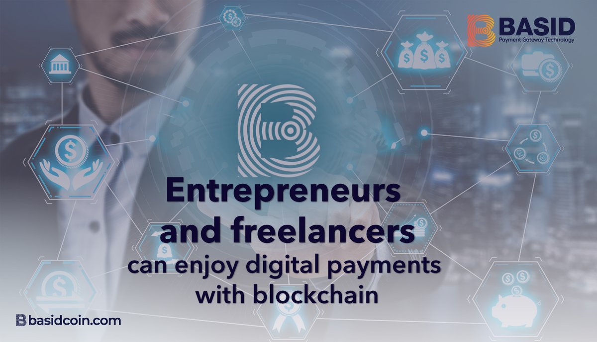 basidcoin's tweet photo. More micro-entrepreneurs and freelancers can accept #digitalpayments from around the 🌎world through various #fintech solutions. #BASID🤩 will take it one step higher with the use of #cryptocurrency and #blockchain technology.

#BASIDcoin #Basidcommunity #Blockchaintechnology https://t.co/K4vYEvEIk8