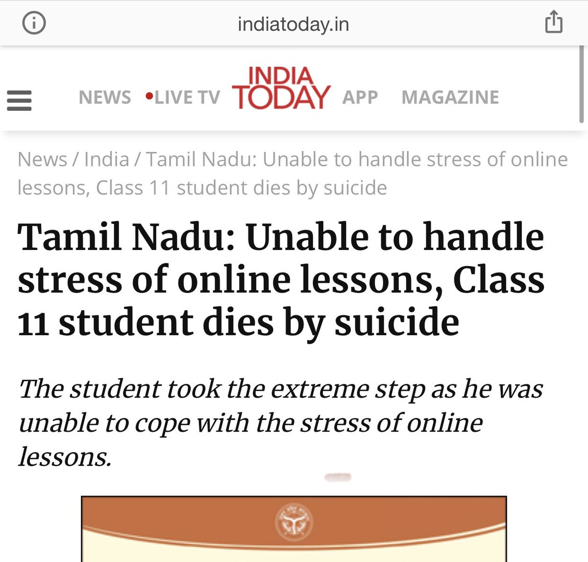 LicypriyaK's tweet photo. YESTERDAY 19 YEARS OLD NEET ASPIRANT GIRL SUICIDE;

TODAY ANOTHER 16 YEARS OLD SCHOOL BOY SUICIDE .

Both are in Tamil Nadu.

Does he SPEAK OUT a word on this?

OUR LEADERS LIE; STUDENTS DIE.

#JEEFailedPostponeNEET 
#SupremeCourt_PostponeNEETJEE
#SaveTNStudents

SPEAK OUT NOW.🙏🏻 https://t.co/n6HXSBPH8c