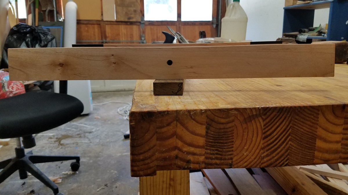 VolinarWorkshop's tweet photo. Finally got around to making a proper set of winding sticks! Wtf is that you say?! They are used to determine if a board as any twist or wind. Just two equal sized sticks on opposite ends. Peer down and if both sides disappear equally you have a level board! #dnd #woodknowledge https://t.co/ESXkfxIsgS