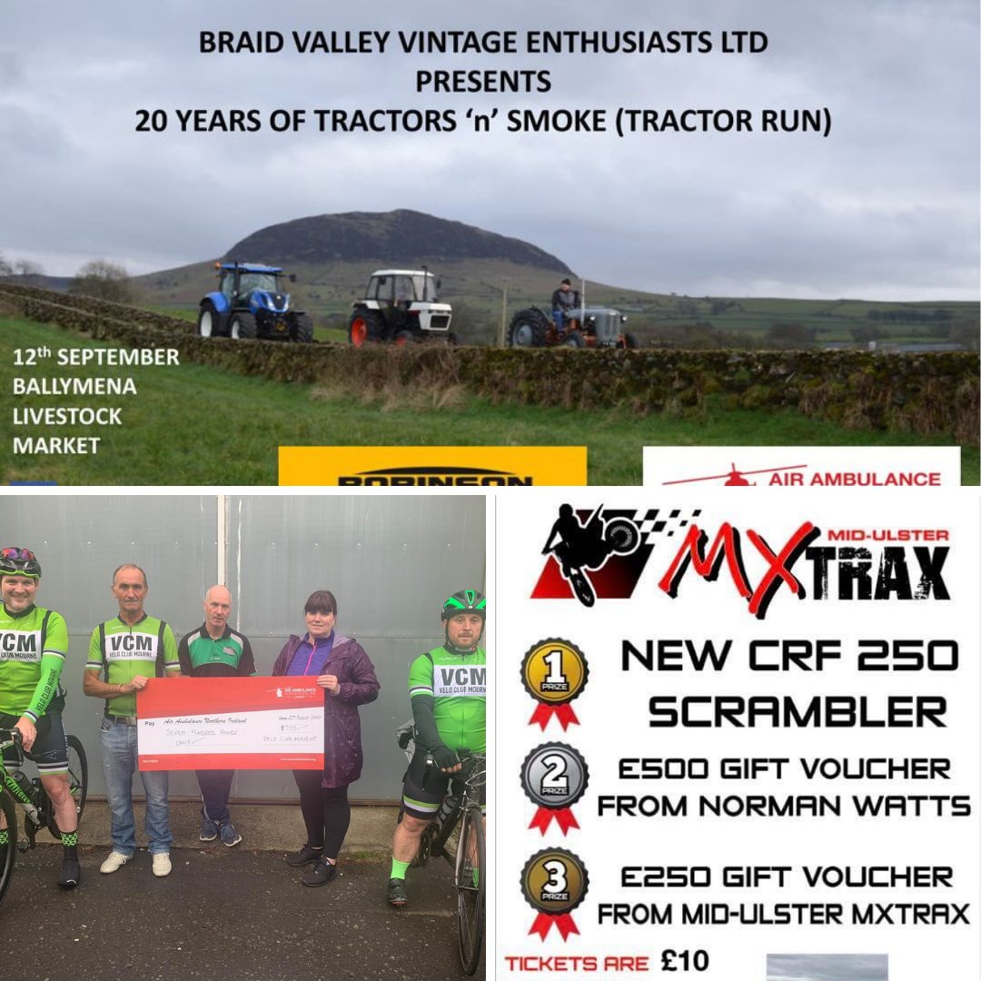 AirAmbulanceNI's tweet photo. This #ThankYouThursday we'd like to say a HUGE thank you to some of our supporters who have recently completed their fundraising challenge for AANI &amp; share details on some upcoming fundraisers too! 👏 From everyone at #TeamAANI thank you!🚁 https://t.co/FuewR7BysH