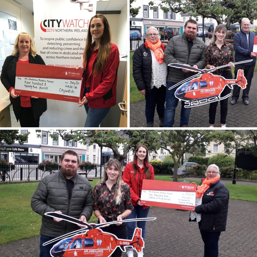 AirAmbulanceNI's tweet photo. This #ThankYouThursday we'd like to say a HUGE thank you to some of our supporters who have recently completed their fundraising challenge for AANI &amp; share details on some upcoming fundraisers too! 👏 From everyone at #TeamAANI thank you!🚁 https://t.co/FuewR7BysH