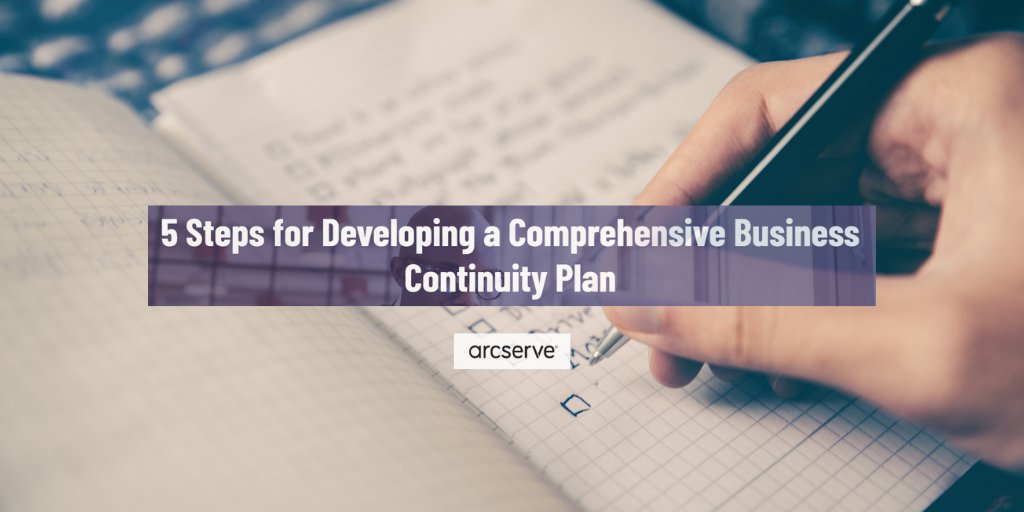 Arcserve's tweet photo. It's not enough to expect the unexpected - you also need to #prepare for it!

Start building your #businesscontinuity plan from the top to ensure your plan will have #funding and support. To learn the next steps you should take, read this blog post https://t.co/H5KB8xuQWB https://t.co/bs68nob44h