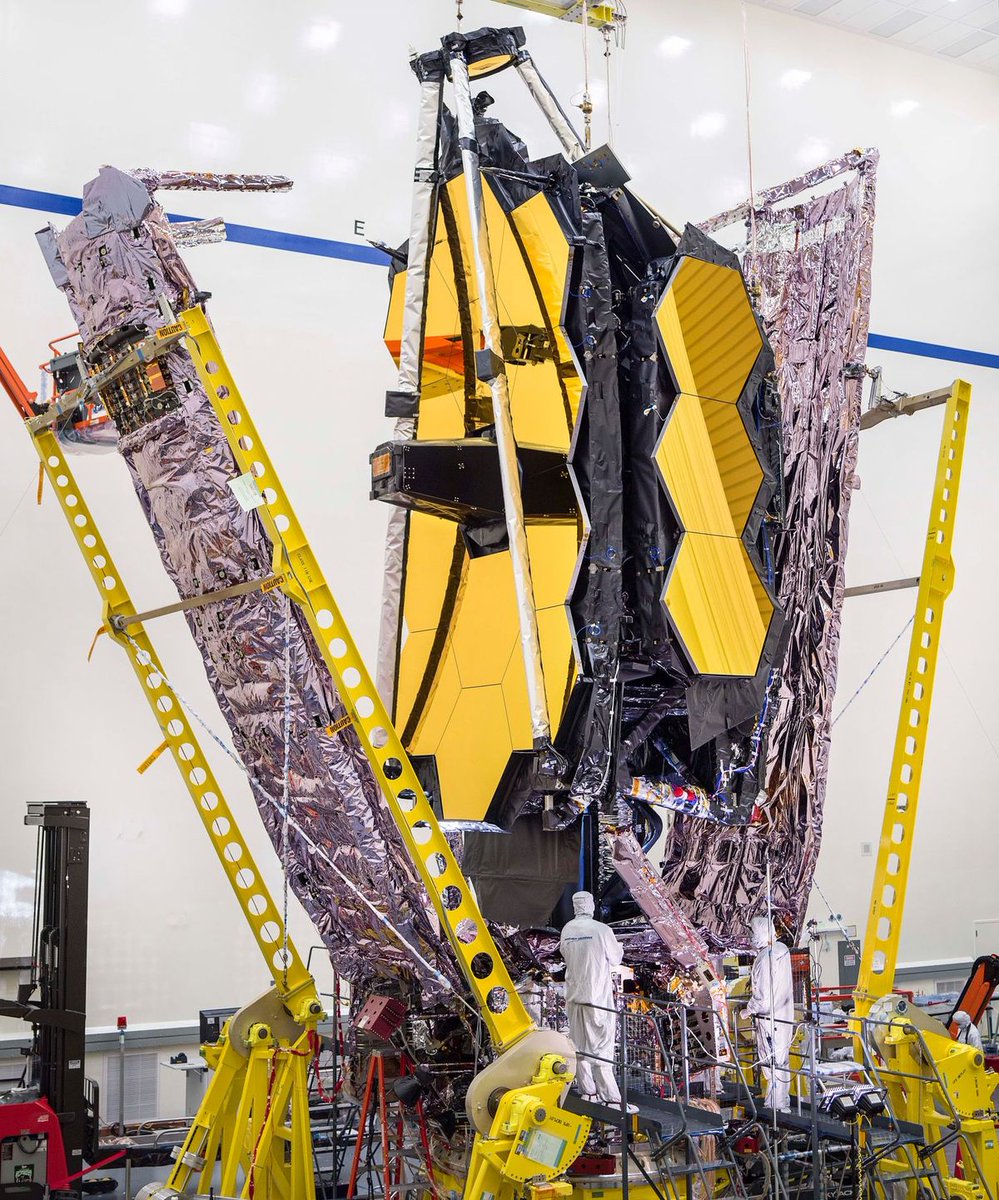 CaraSantaMaria's tweet photo. James Webb is working perfectly! Next trick: Doing it from space ๐
#JamesWebb #JWST #NASA #ReadyforLaunch #SpaceTelescope #GroundTests
https://t.co/Z9nprB6SqO https://t.co/xKrz9HgInw