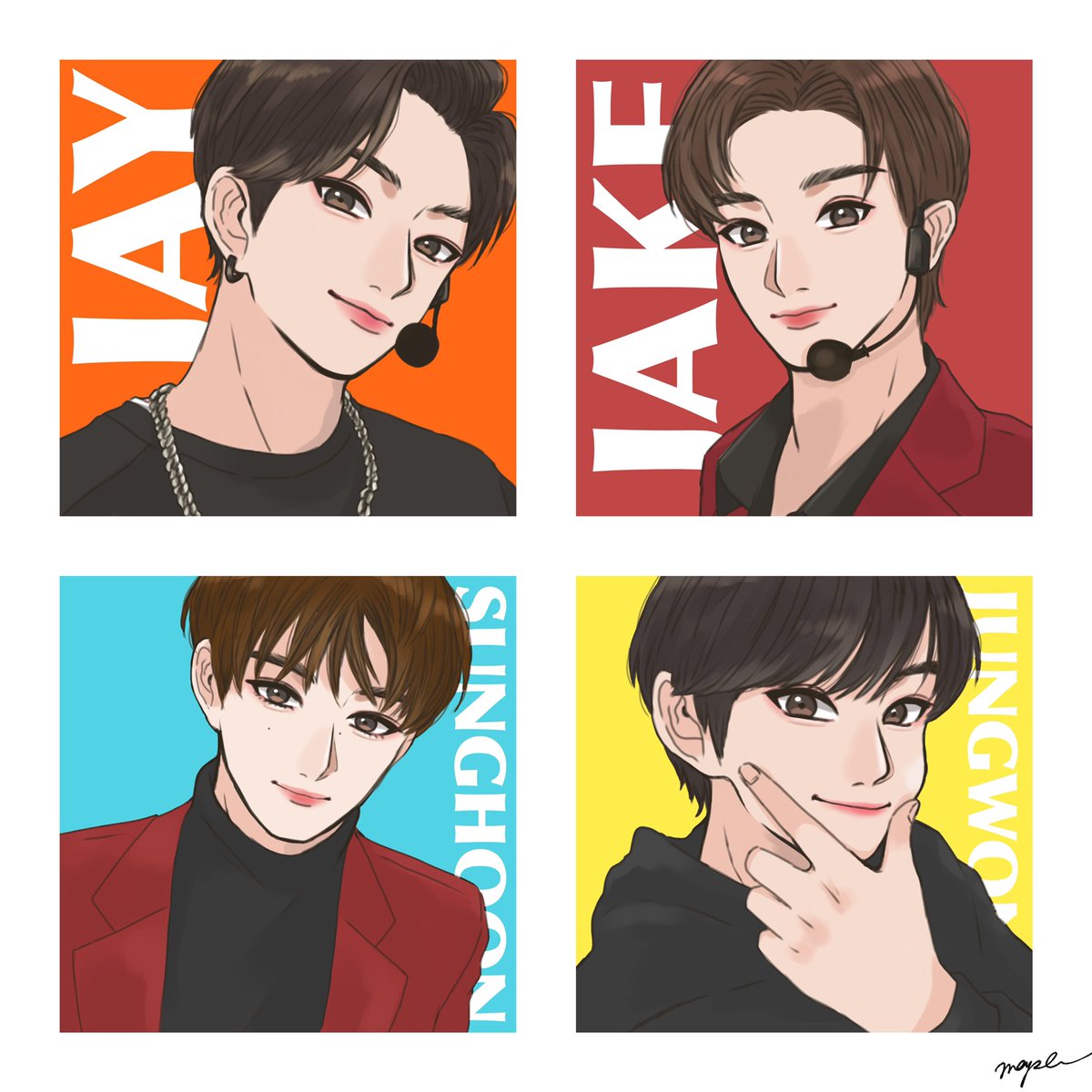 ㅅㅈ このジョンウォンちゃん個人的に可愛く描けたので誰かアイコンにしてください なんで