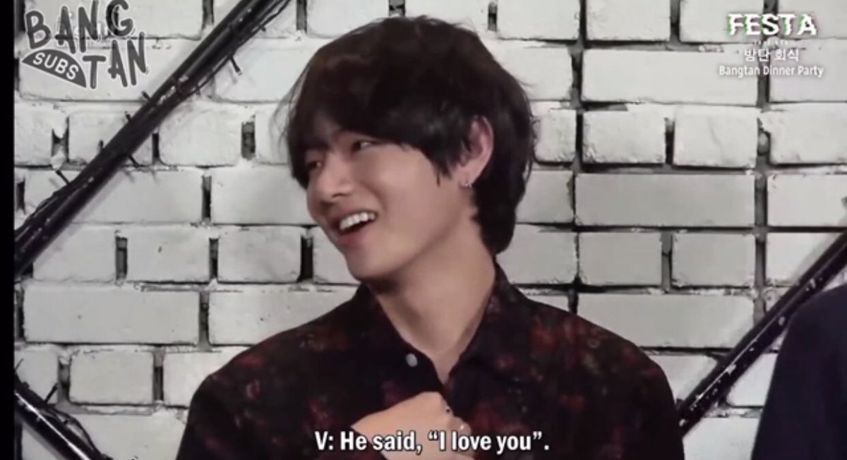 of course the iconic unexpected text from yoongi saying i love you to taehyung. it really meant a lot to tae  and yoongi was so shy lmaooo cutest