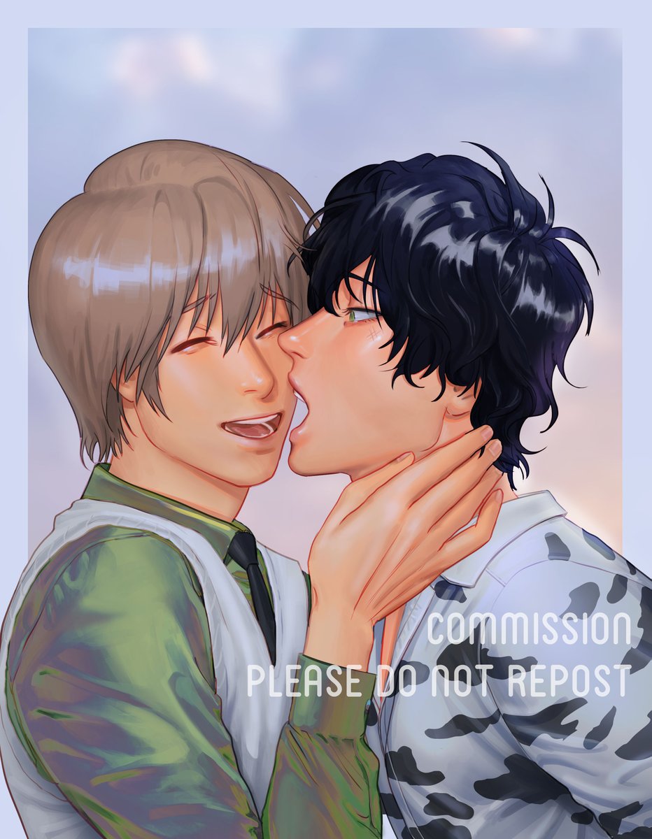 raedasama_art's tweet image. Commission for @purplespacebunn 
Lambo and Fuuta being cute🥺💖

#BringKHRback #Lambo #Fuuta #TYLLambo