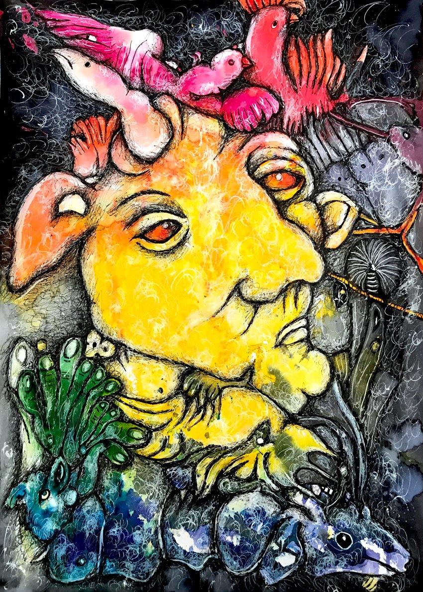 SoniaHivert's tweet photo. #art #arte #artist #artwork #elfe #elf #draw #drawing #dessin #ink #inkdrawing #dessincontemporain #artsingulier #outsiderart #artfiguratif #figurativeart #soniahivert #auhasarddes #randomink #colorinspiration #drawart https://t.co/63MZCkSFEP
