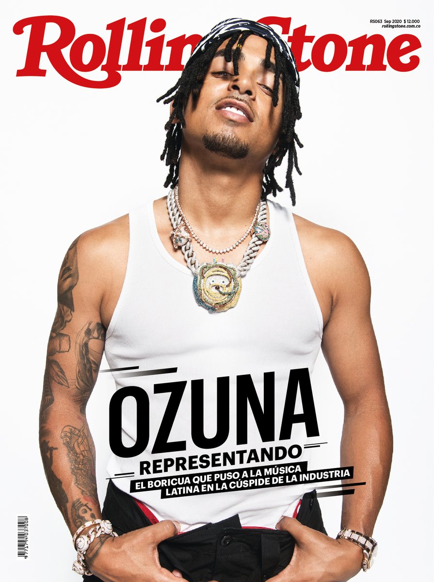 RollingStoneCol's tweet photo. #RS063 | Ozuna representando (@ozuna) 
El boricua que puso a la música latina en la cúspide de la industria, sin escatimar, presenta un álbum magistral que navega en ritmos de todo el caribe.

Edición especial  |  Colaboración regional.

#OzunaEnRollingStone https://t.co/vtexK0JVNP