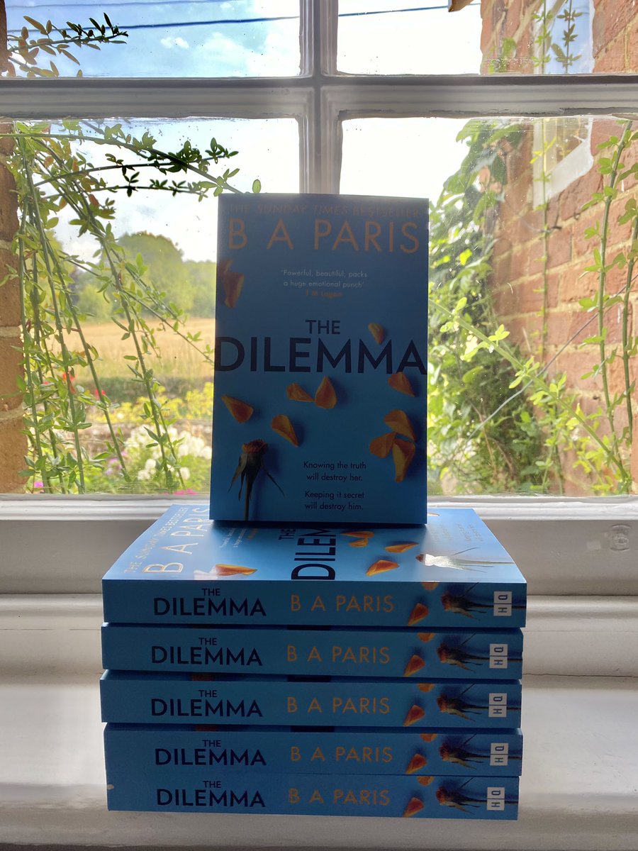 The paperback of #TheDilemma is published 2 weeks today! To celebrate, I have three signed copies to give away. To enter, just RT and follow me. UK and NI only. Closes Sunday Sept 6th at midnight. Good luck!
hyperurl.co/DilemmaPB