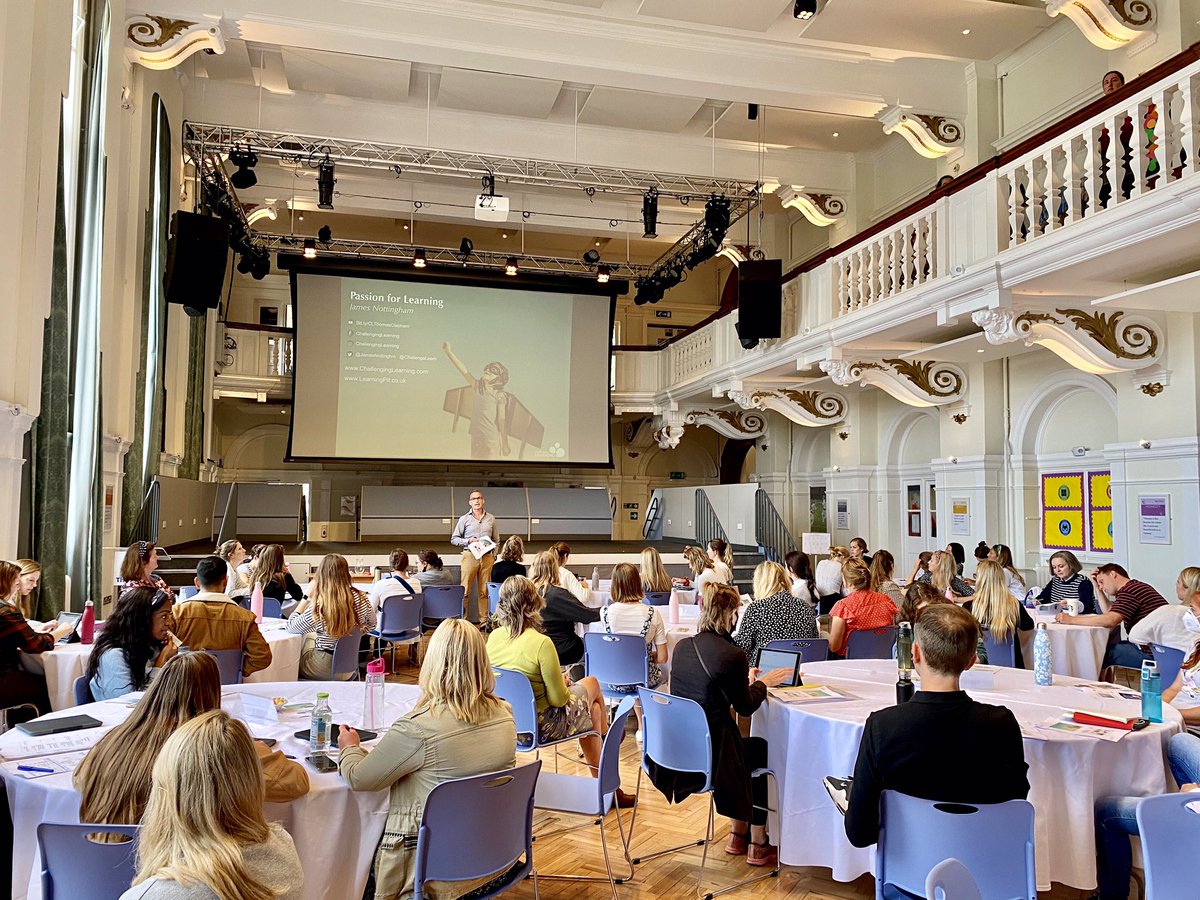 thomassclapham's tweet photo. We really enjoyed our INSET this morning, led by the very inspiring @JamesNottinghm from @ChallengeLearn and @TheLearningPit We will be ‘encouraging’ our pupils with their learning and reminding them that ‘challenge is not difficult, it is interesting’. Thank you James! https://t.co/7YO2pm6sXM
