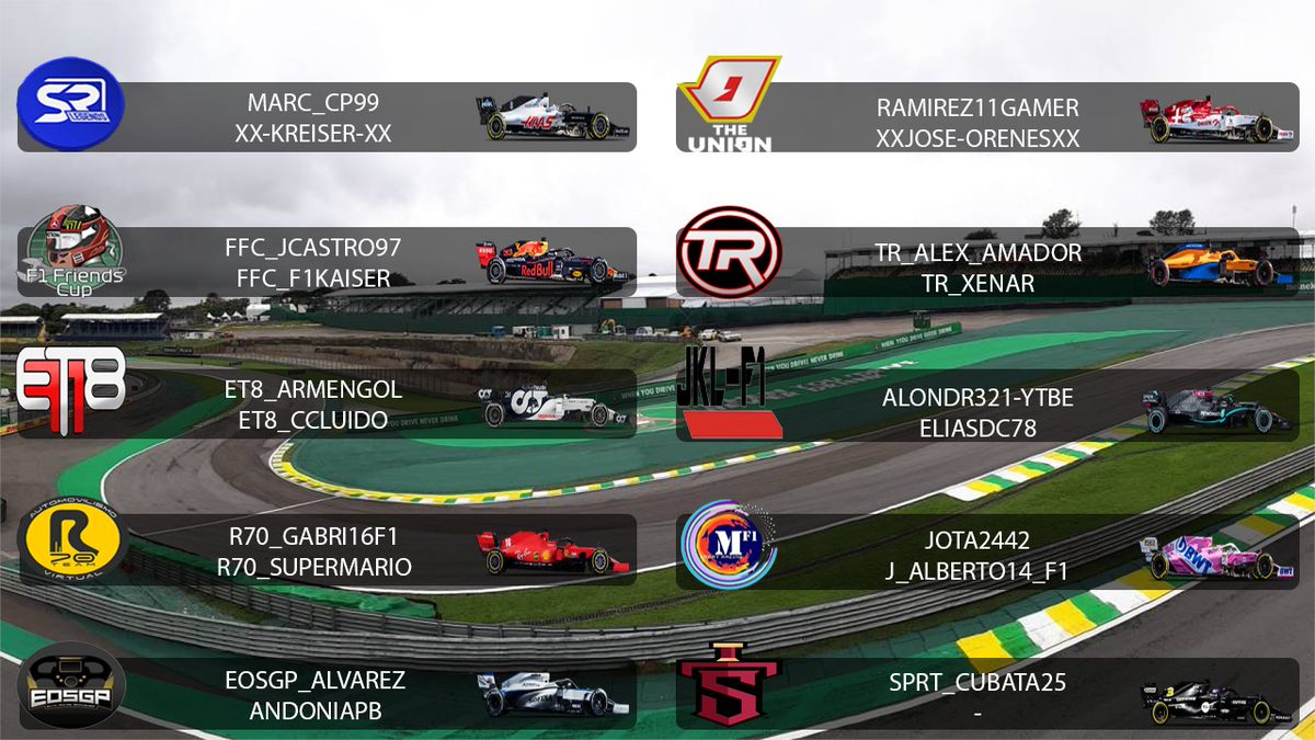 FFCSeries's tweet photo. Esta sera la Sala 1, creada por @FFC_rubenteve y retransmitida por el canal de F1 Friends Cup y comentada por @TvRober. ¡A las diez los vemos, suerte a todos! https://t.co/geYA2XFnTg