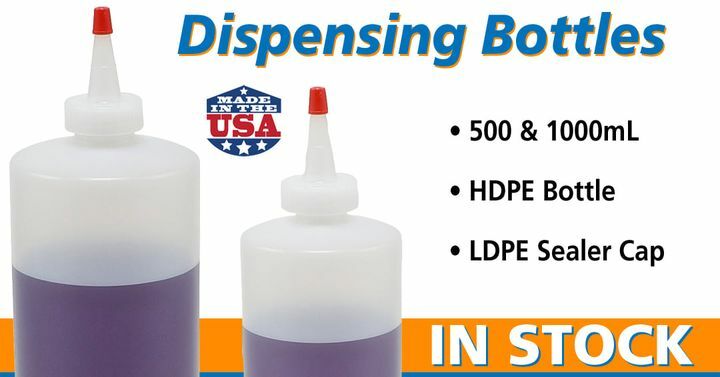Dynalon's tweet image. Spout openings are standard .030” and can be enlarged by cutting tip. Plastic dispensing bottle SHIPPING TODAY!
ift.tt/35ZQjcH #DynalonLabware #Science #LabSupplies