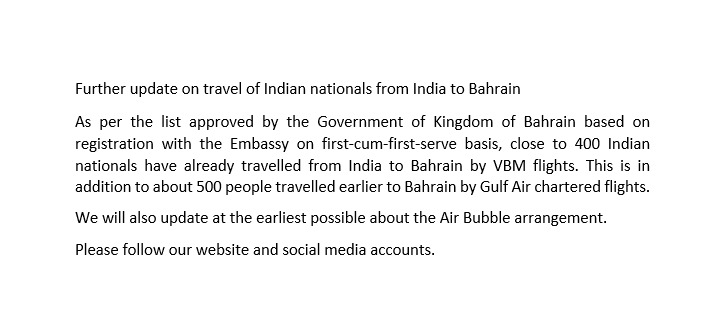 India in Bahrain tweet media
