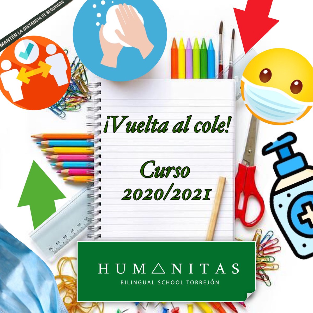 HBSTORREJON's tweet photo. 👏🏼 ¡Nos estamos preparando para  recibir de nuevo a todos nuestros alumnos Humanitas !  👏🏼
 #VueltaAlColeHBST https://t.co/3g3HDrE06g