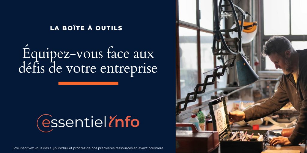 Chez Essentiel Info nous répondons à vos besoins et vous offrons les outils nécessaires pour libérer votre créativité 🛠️

Découvrez la boîte à outils :
essentielinfo.com/inscription/

#data #dataviz #elearning #excel #reporting