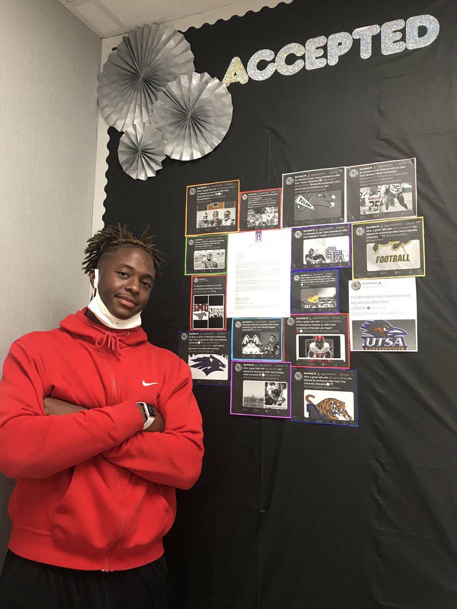 TylerLegacyAVID's tweet image. Huge congratulations for this amazing AVID Senior! 15 college offers so far!! So proud of you @garfield151015 !! #hardworkalwayspaysoff @tylerisdAVID @TLRedRaiders @TylerLegacyFB @jsmiley1984 @Rcw21E @MarlisHavard @kitawats @BDePalermo #thisisavid