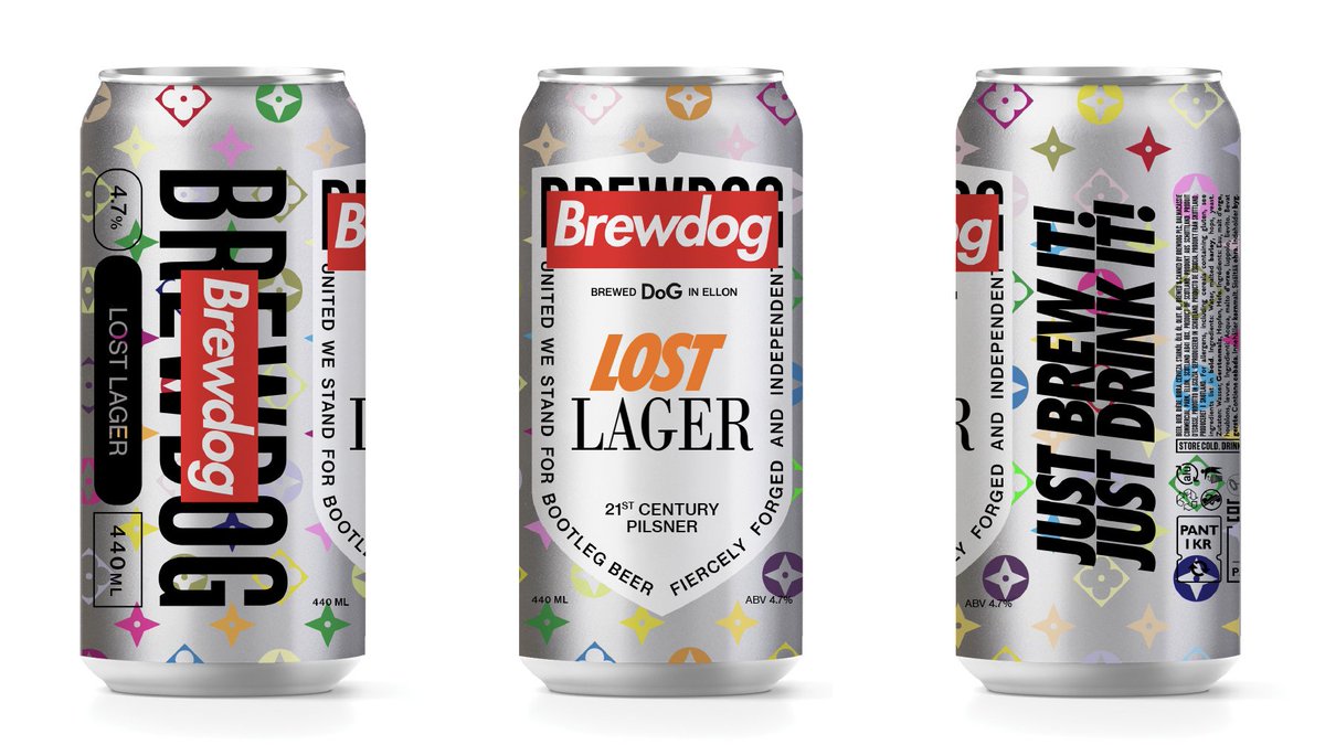JamesBWatt's tweet photo. Ever since the fake BrewDog Bar opened in China, faking @BrewDog has been all the rage. 

So we thought we should get in on the action ourselves.
 
Say hello to our new limited edition Lost Lager. https://t.co/TDaGZgdOTW