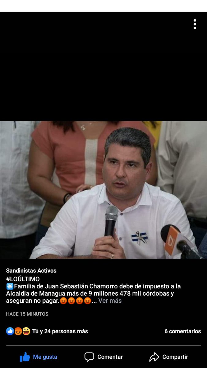 cliff_ramon's tweet photo. @TifaniRoberts porque no sacas esta noticia de este señor que no quiere pagar sus inpuestos y asi quieren llegar a dominar nicaragua https://t.co/iYMvNHkn7B