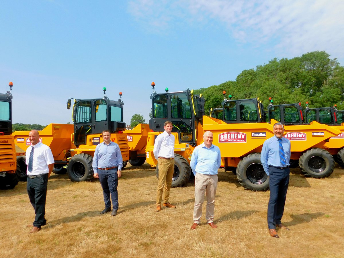 Site Dumpers (@thwaitesdumpers) on Twitter photo Many thanks to <a href="/BrehenyCivils/">Breheny</a> for choosing Thwaites via distributor <a href="/ErnestDoeSons/">@ErnestDoeSons</a> .
Three of the Industry's most recognised family businesses in a fleet deal of 15 x 9 ton #cabbeddumpers.
#civilengineering #utilities
<a href="/RPA_Media/">RPA Media Services</a> <a href="/DiggersDozers/">Diggers&Dozers</a> <a href="/TCIndex/">Construction Index</a> <a href="/DiggerManBlog/">Nick Drew</a> Many thanks to <a href="/BrehenyCivils/">Breheny</a> for choosing Thwaites via distributor <a href="/ErnestDoeSons/">@ErnestDoeSons</a> .
Three of the Industry's most recognised family businesses in a fleet deal of 15 x 9 ton #cabbeddumpers.
#civilengineering #utilities
<a href="/RPA_Media/">RPA Media Services</a> <a href="/DiggersDozers/">Diggers&Dozers</a> <a href="/TCIndex/">Construction Index</a> <a href="/DiggerManBlog/">Nick Drew</a>