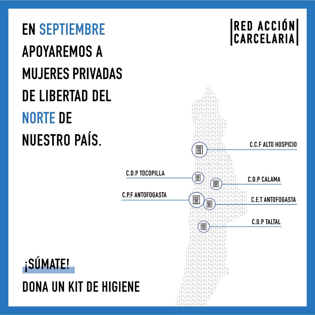 redaccioncarcel's tweet photo. La población penal femenina del norte de nuestro país cuenta con un alto % de mujeres indígenas y migrantes, siendo unos de los grupos más vulnerables dentro de la cárcel. Muchas de ellas no tienen redes en el país y hace meses no acceden a artículos de aseo.
Súmate con un kit! https://t.co/Zb0Bms4LWh
