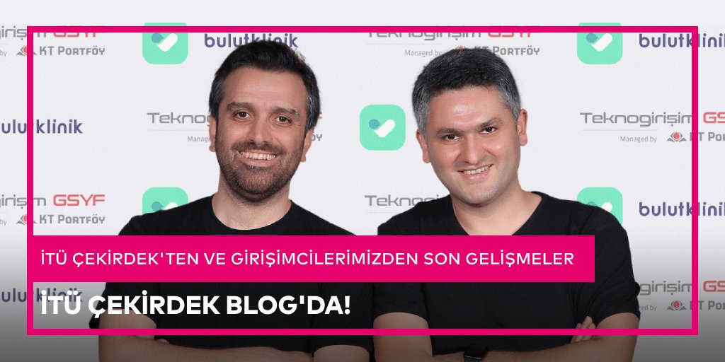 itucekirdek's tweet photo. İTÜ Çekirdek'te geçtiğimiz iki hafta:
✅ BulutKlinik, 1 milyon TL yatırım aldı!
✅ Vagustim, gelecek vadeden 5 girişimden biri oldu!
✅ Monnom, yayında!
Ayrıntılar #itüçekirdekblogda 👉 https://t.co/nqmMBnaFga https://t.co/RxrF2FZhh6