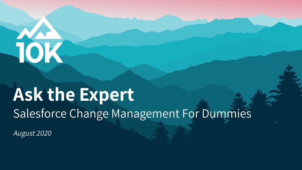10Kview's tweet photo. If you missed last week's episode we now have a full discussion recap and captioned recording available on our blog. Thank you again to @MontageLearning! https://t.co/pwp9I27BoB 

@salesforce #changemanagement https://t.co/rEYsUp89zs