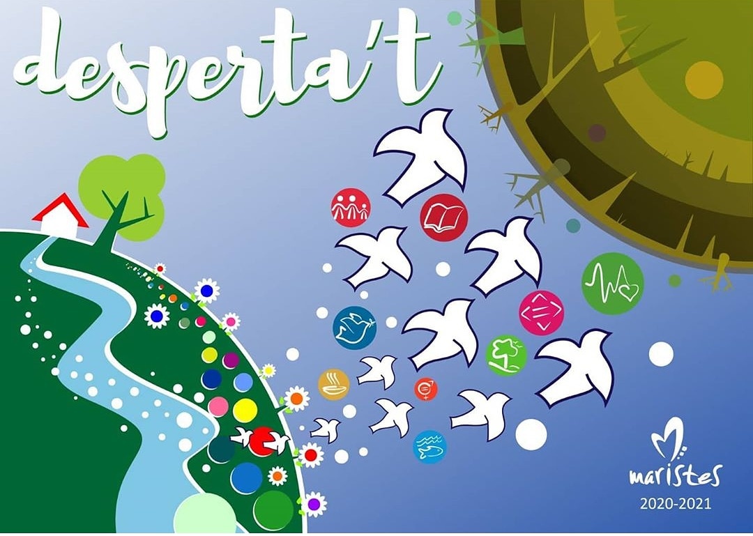 DESPERTA'T és el nou lema del curs 2020/2021! ⏰
Un lema que incideix en la cura del nostre planeta 🌍🍃🌸🐌💧
Ens comencem a despertar? 🙆🏻‍♀️🙆‍♂️
#MaristesDESPERTAT