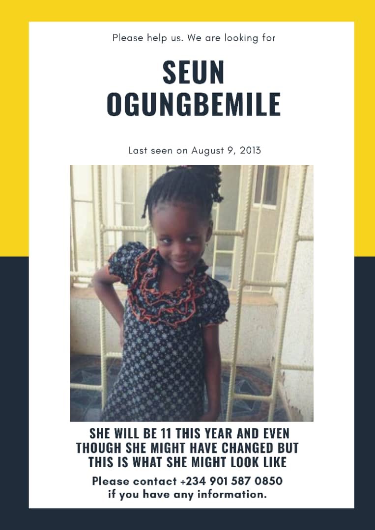 _Lumiee's tweet photo. Hey guys, my cousin has been missing for 7years. Kindly retweet when you get this. No information is small thanks. https://t.co/KukyMJl7Hi