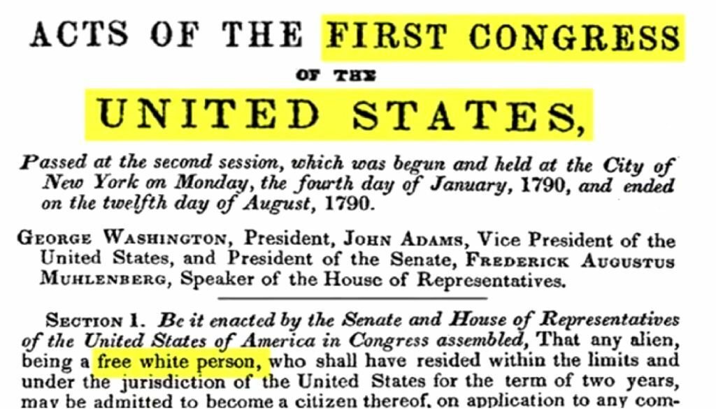 Before 1965, America was understood by Americans to be a country *OF* mostly White Europeans *FOR* White Europeans. (Black descendents of slavery excepted, of course).