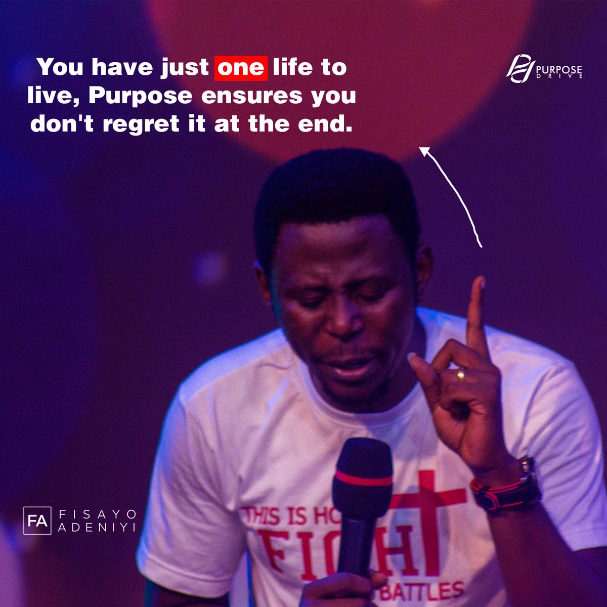 mypurposedrive's tweet photo. If living for purpose is a guarantee of a best life, then you should ensure you put in your all to get the best out of life. 

You have just one shot at life, LIVE it purposefully.
@fisayospeaks 

.
.

#purposematters #motivation #purpose #life #skill #gift #time #passion https://t.co/Z2TlmpXtLW