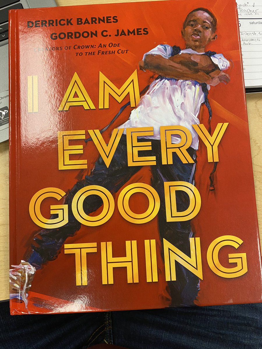 wwhalbritter0's tweet photo. Loved having @DrKMcGee read “I am every good thing” by @Author_DDB and @GordonCJamesArt! Definitely a must have for my future classroom! #REED425 https://t.co/42lQjgWLEa